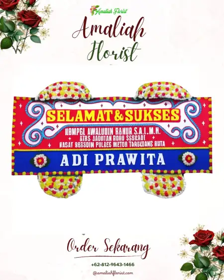 Papan Bunga Ucapan Selamat Cimuning